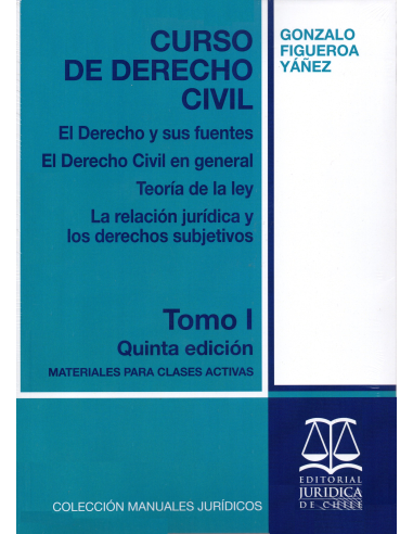 CURSO DE DERECHO CIVIL - TOMO 1 - El derecho y sus fuentes, el derecho civil en general, teoría de la ley...