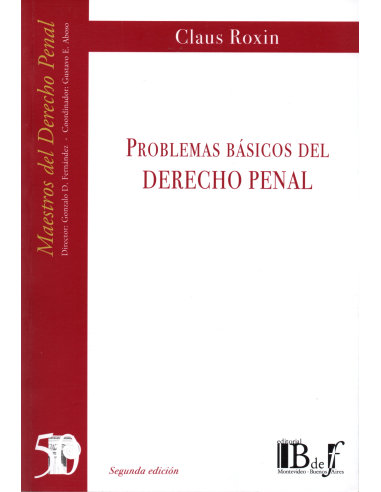 (50) PROBLEMAS BÁSICOS DEL DERECHO PENAL