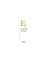 EL CUMPLIMIENTO ESPECÍFICO DE LOS CONTRATOS