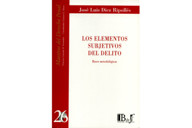(26) LOS ELEMENTOS SUBJETIVOS DEL DELITO