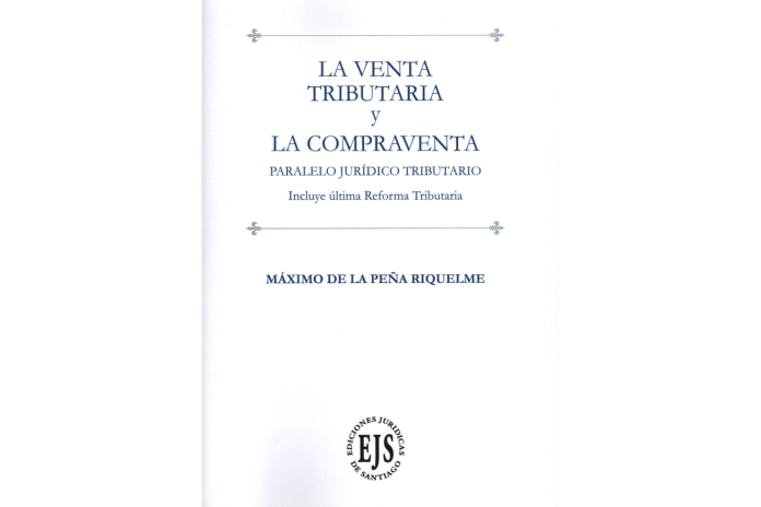 LA VENTA TRIBUTARIA Y LA COMPRAVENTA - Paralelo Jurídico Tributario incluye última Reforma Tributaria