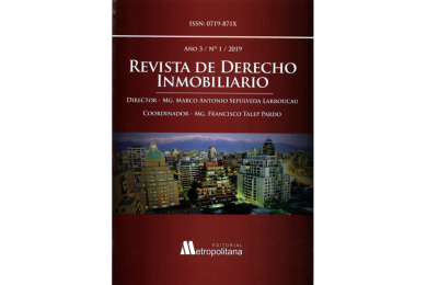 REVISTA DE DERECHO INMOBILIARIO - AÑO 3 - N° 1 - 2019