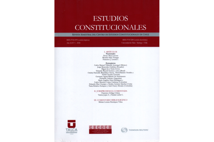 ESTUDIOS CONSTITUCIONALES AÑO 16 N° 1 – 2018