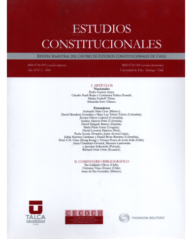 ESTUDIOS CONSTITUCIONALES AÑO 16 N° 2 – 2018