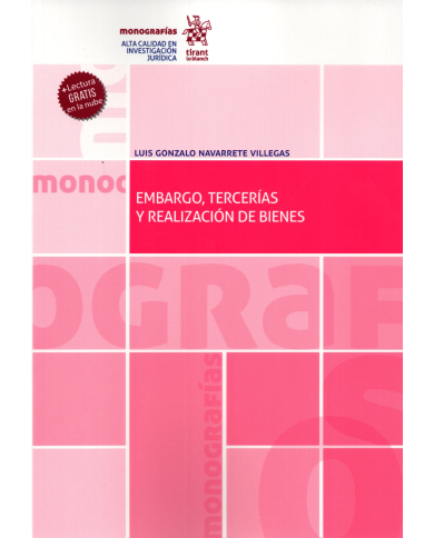 EMBARGO, TERCERÍAS Y REALIZACIÓN DE BIENES
