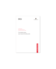 CONCEPTOS PARA UNA NUEVA CONSTITUCIÓN