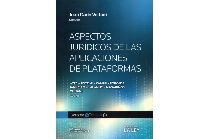 ASPECTOS JURÍDICOS DE LAS APLICACIONES DE PLATAFORMAS