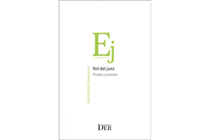 ROL DEL JUEZ - PRUEBA Y PROCESO