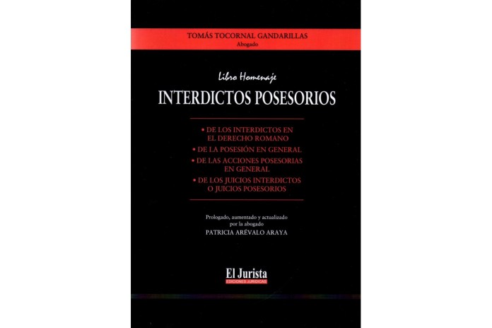 INTERDICTOS POSESORIOS