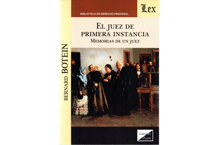 EL JUEZ DE PRIMERA INSTANCIA - MEMORIAS DE UN JUEZ