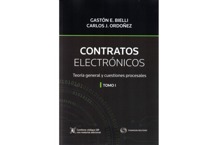 CONTRATOS ELECTRÓNICOS - TEORÍA GENERAL Y CUESTIONES PROCESALES