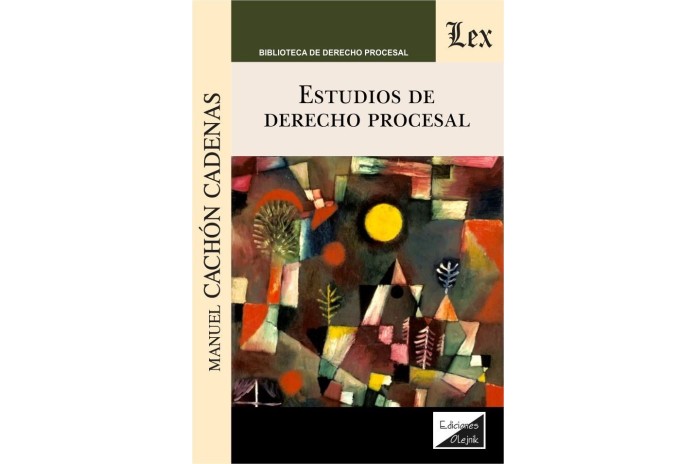 ESTUDIOS DE DERECHO PROCESAL