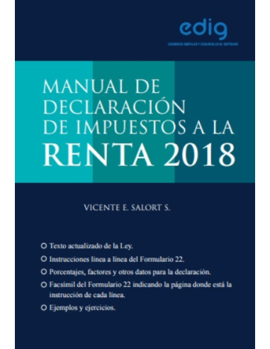 MANUAL DE DECLARACIONES DE IMPUESTOS A LA RENTA AÑO 2018