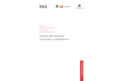 DERECHO DEL CONSUMO: LEY, DOCTRINA Y JURISPRUDENCIA