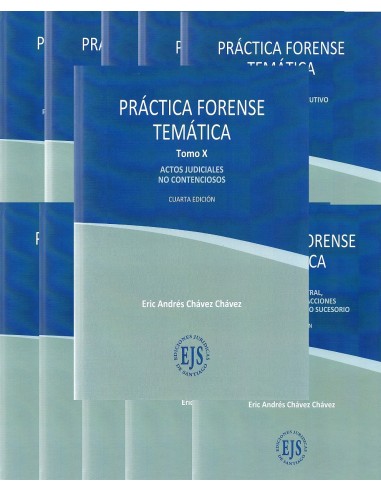 PRÁCTICA FORENSE TEMÁTICA - 10 TOMOS