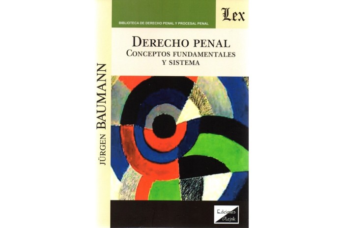 DERECHO PENAL - CONCEPTOS FUNDAMENTALES Y SISTEMA