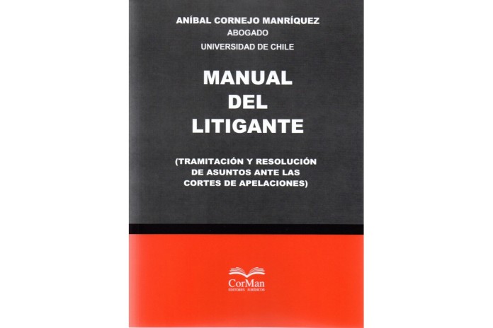 MANUAL DEL LITIGANTE - TRAMITACIÓN Y RESOLUCIÓN DE ASUNTOS ANTE LAS CORTES DE APELACIONES