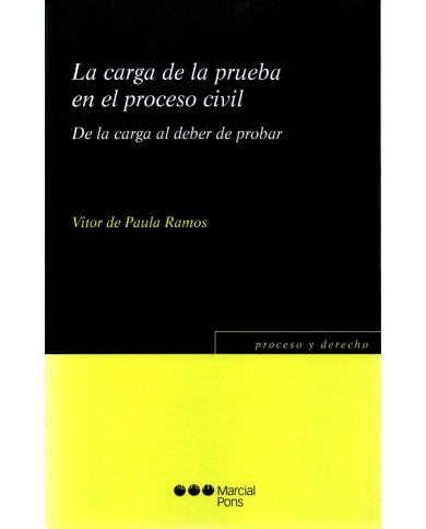 LA CARGA DE LA PRUEBA EN EL PROCESO CIVIL - DE LA CARGA AL DEBER DE PROBAR