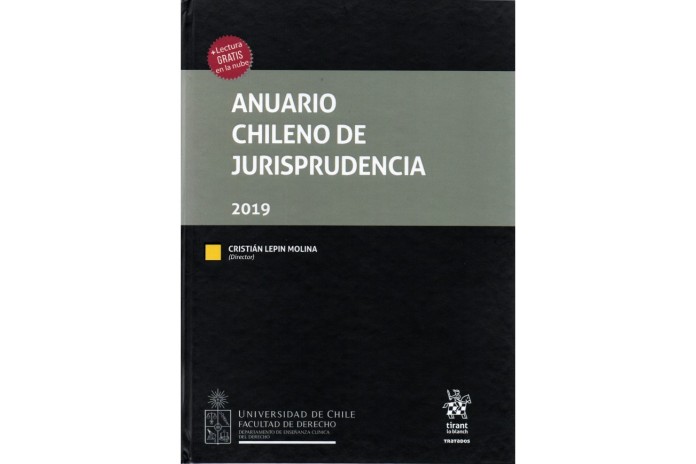 ANUARIO CHILENO DE JURISPRUDENCIA 2019