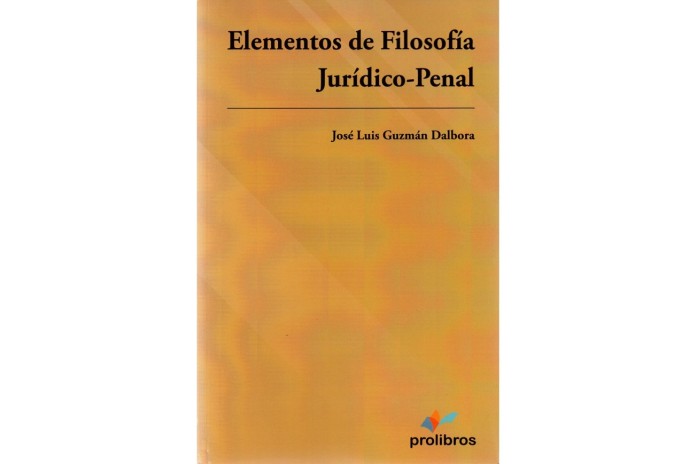 ELEMENTOS DE FILOSOFÍA JURÍDICO-PENAL