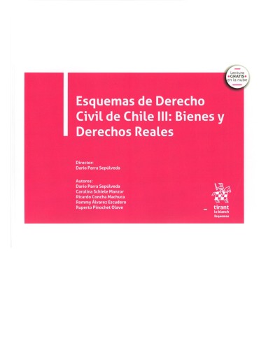 ESQUEMAS DE DERECHO CIVIL DE CHILE III: BIENES Y DERECHOS REALES