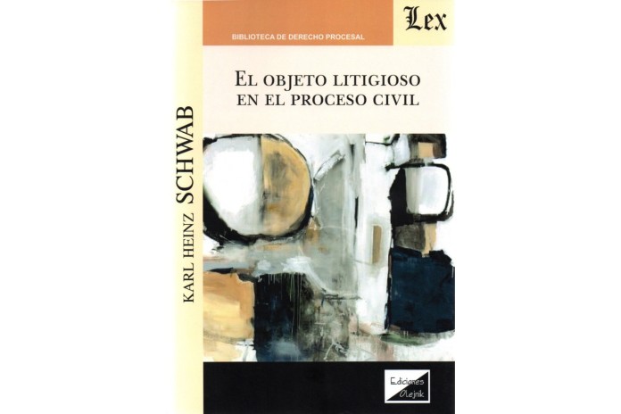 EL OBJETO LITIGIOSO EN EL PROCESO CIVIL