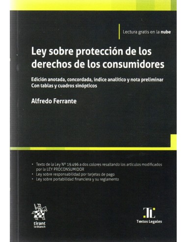 LEY SOBRE PROTECCIÓN DE LOS DERECHOS DE LOS CONSUMIDORES