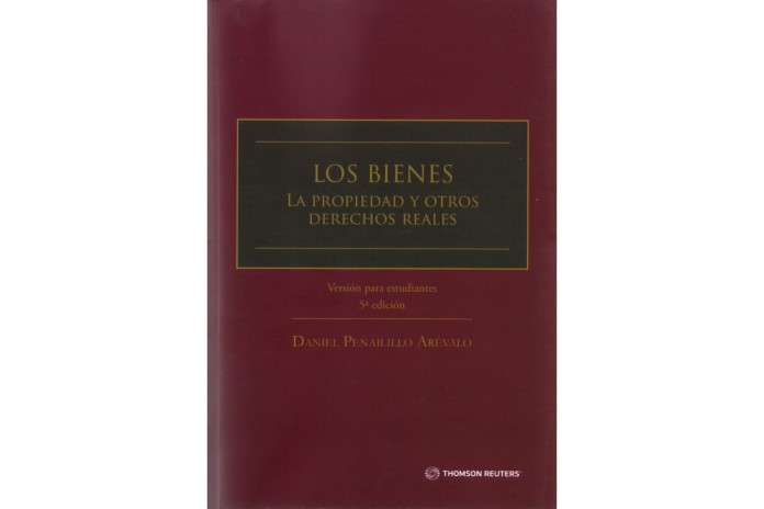 LOS BIENES. LA PROPIEDAD Y OTROS DERECHOS REALES - VERSIÓN PARA ESTUDIANTES