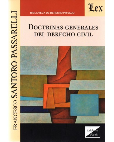 DOCTRINAS GENERALES DEL DERECHO CIVIL