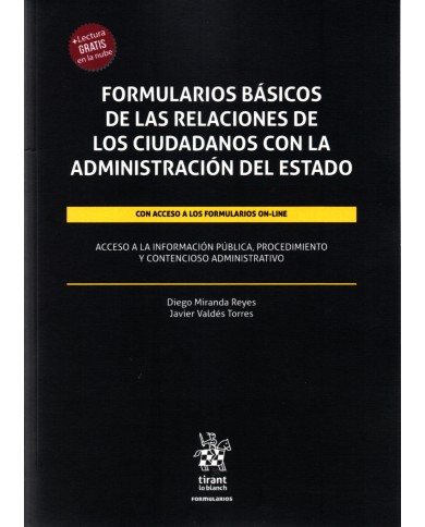 FORMULARIOS BÁSICOS DE LAS RELACIONES DE LOS CIUDADANOS CON LA ADMINISTRACIÓN DEL ESTADO