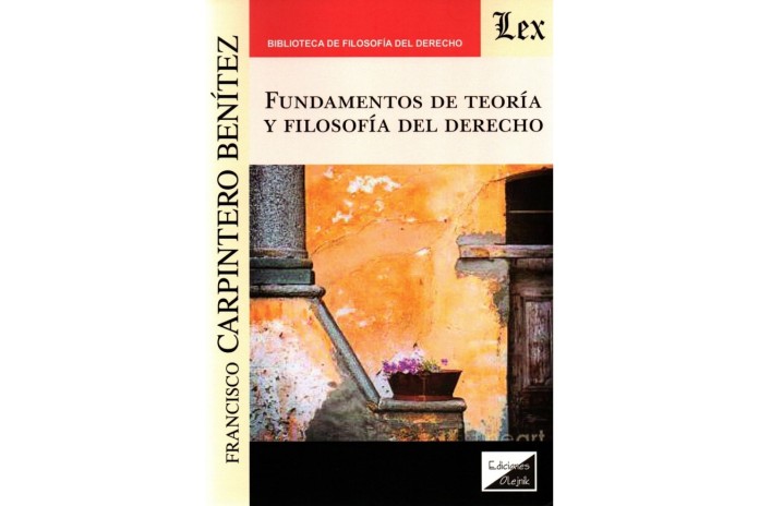 FUNDAMENTOS DE TEORÍA Y FILOSOFÍA DEL DERECHO