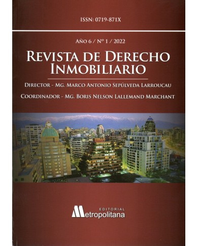REVISTA DE DERECHO INMOBILIARIO - AÑO 6 - 2022