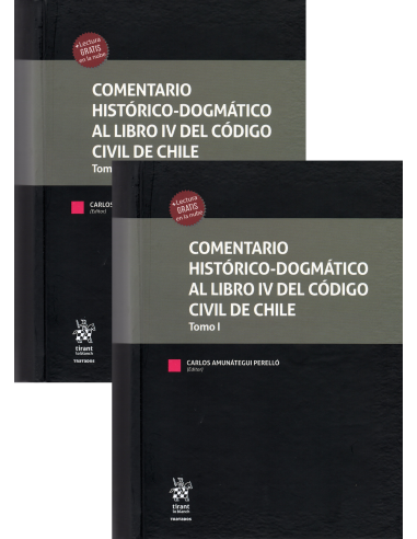 COMENTARIO HISTÓRICO-DOGMÁTICO AL LIBRO IV DEL CÓDIGO CIVIL DE CHILE