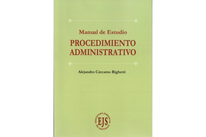 MANUAL DE ESTUDIO - PROCEDIMIENTO ADMINISTRATIVO