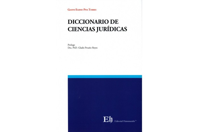 DICCIONARIO DE CIENCIAS JURÍDICAS