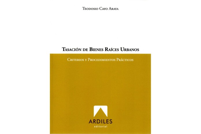 TASACIÓN DE BIENES RAÍCES URBANOS - CRITERIOS Y PROCEDIMIENTOS PRÁCTICOS