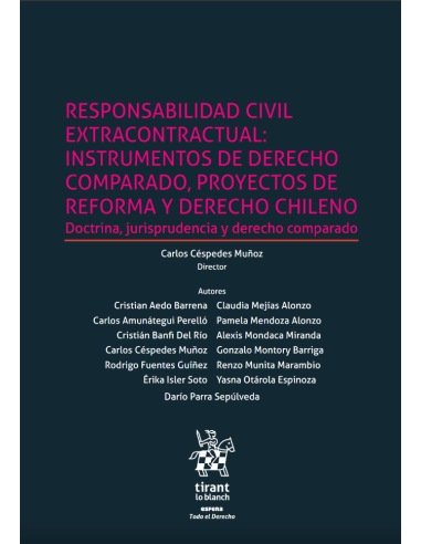 RESPONSABILIDAD CIVIL EXTRACONTRACTUAL: INSTRUMENTOS DE DERECHO COMPARADO, PROYECTOS DE REFORMA Y DERECHO CHILENO