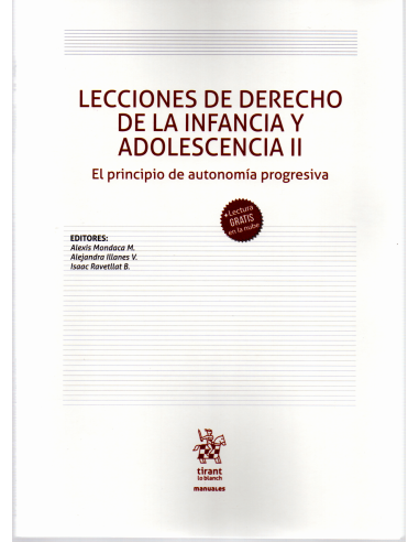 LECCIONES DE DERECHO DE LA INFANCIA Y ADOLESCENCIA II - EL PRINCIPIO DE AUTONOMÍA PROGRESIVA