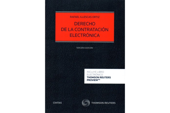 DERECHO DE LA CONTRATACIÓN ELECTRÓNICA