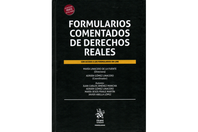FORMULARIOS COMENTADOS DE DERECHOS REALES