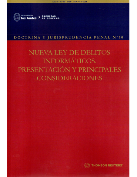Revista Doctrina Y Jurisprudencia Penal N° 50 Nueva Ley De Delitos InformÁticos PresentaciÓn 7377