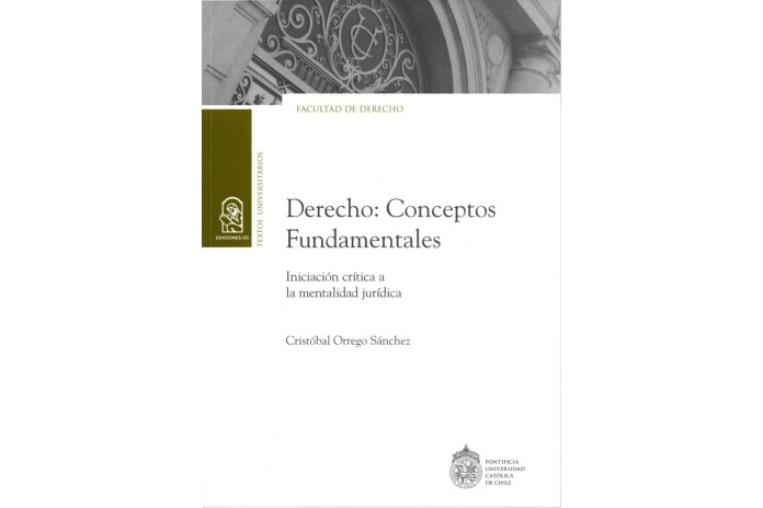 DERECHO: CONCEPTOS FUNDAMENTALES - INICIACIÓN CRÍTICA A LA MENTALIDAD JURÍDICA