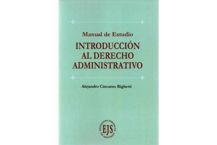 MANUAL DE ESTUDIO - INTRODUCCIÓN AL DERECHO ADMINISTRATIVO