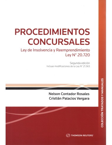 PROCEDIMIENTOS CONCURSALES - LEY DE INSOLVENCIA Y REEMPRENDIMIENTO LEY N° 20.720