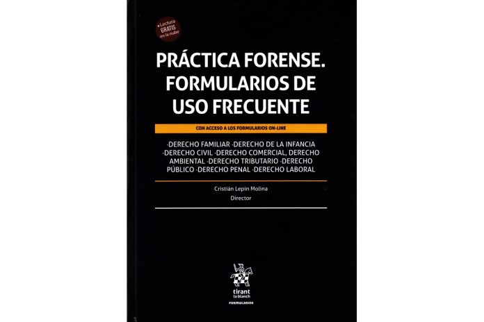 PRÁCTICA FORENSE - FORMULARIOS DE USO FRECUENTE