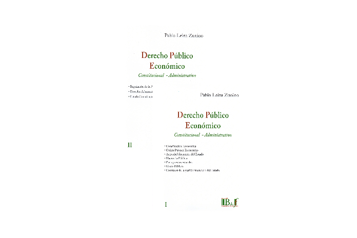 DERECHO PÚBLICO ECONÓMICO. CONSTITUCIONAL - ADMINISTRATIVO