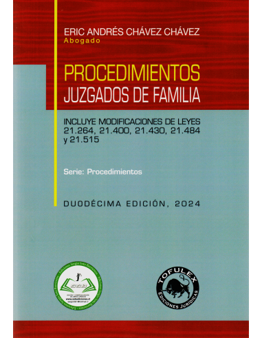 PROCEDIMIENTOS JUZGADOS DE FAMILIA (ACTUALIZADO CON LEYES 21.264, 21.400, 21.430, 21.484 Y 21.515)