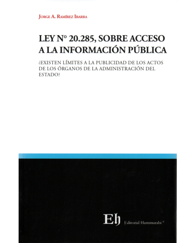LEY N° 20.285, SOBRE ACCESO A LA INFORMACIÓN PÚBLICA