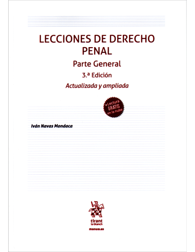 LECCIONES DE DERECHO PENAL - PARTE GENERAL (3ª Edición)