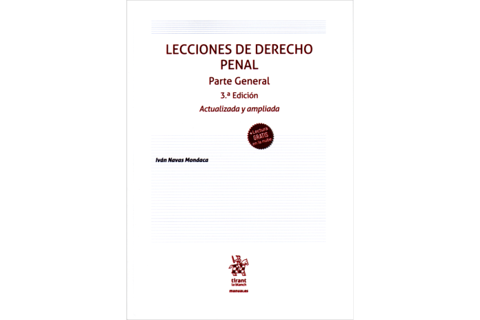 LECCIONES DE DERECHO PENAL - PARTE GENERAL (3ª Edición)